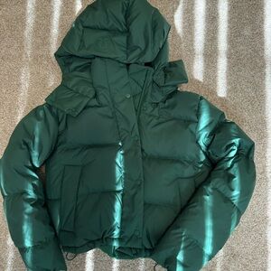 lululemon wunder puff cropped jacket